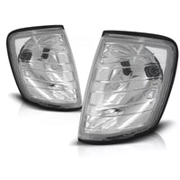 Set frecce anteriori vetro cromato per Mercedes Benz Classe E W124 dall'85-95
