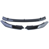 Spoiler anteriore coppa labbro nero lucido per VW Golf 6 GTI 09-13