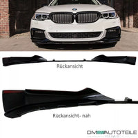 Spoiler anteriore Nero Opaco per BMW G30 G31 M Sport