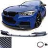 Spoiler anteriore Lippe, performance Carbon Look, per BMW Serie 3 F30 F31 11-19