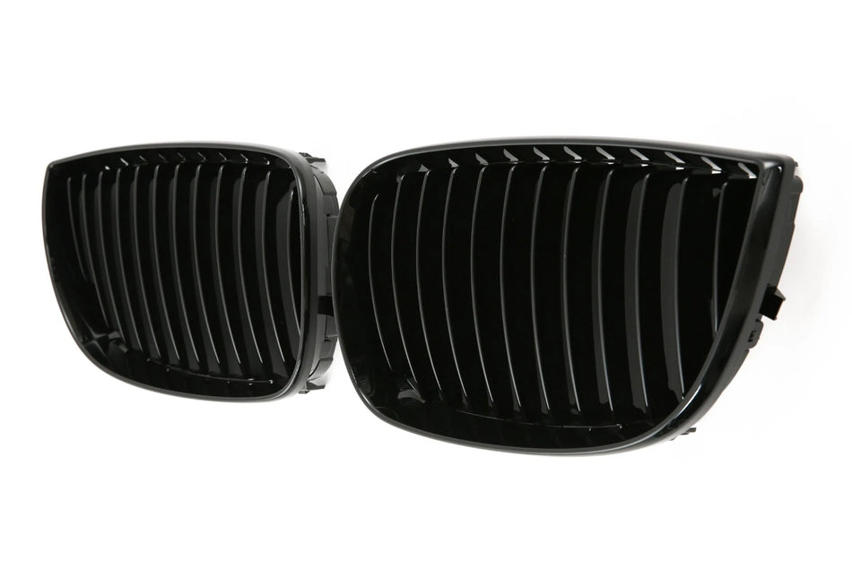 per BMW SERIE 1 E87 GRIGLIA RADIATORE NERO LUCIDO 2004-2007