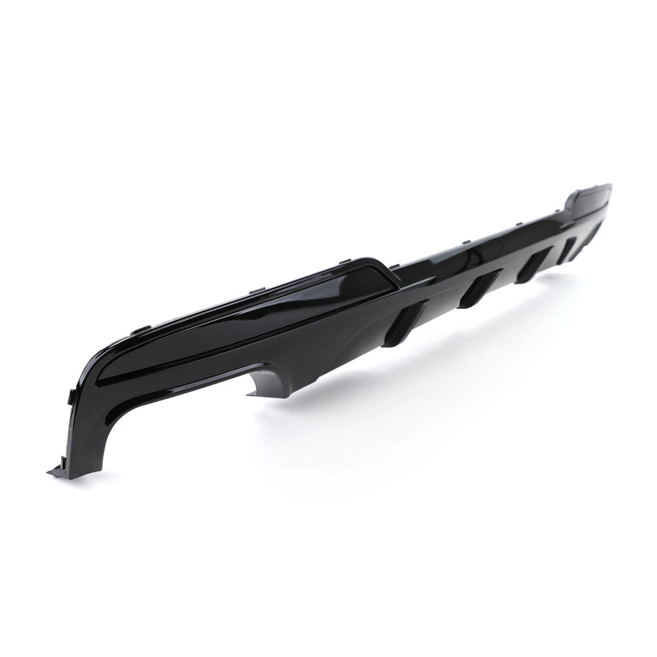 Diffusore posteriore lucido + terminali 4 tubi, performance, per BMW F10 F11 535
