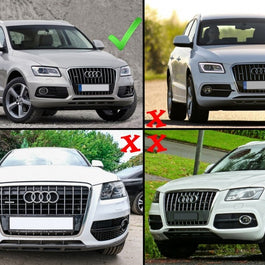 Griglie FENDINEBBIA RSQ5 Look per AUDI Q5 SUV 8R Restyle (2012-2016) NERO CROMO