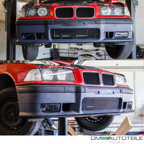 ** paraurti + lama GT + nebbia Nero per BMW E36 anche M3 M + rivetti