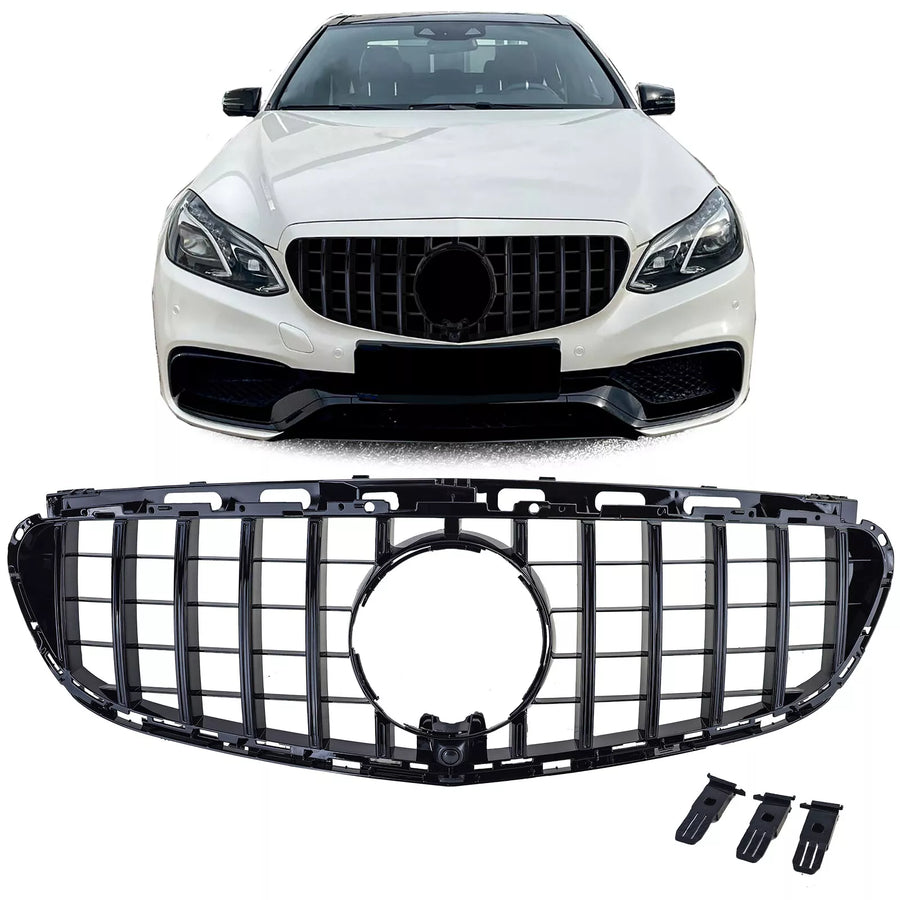 Griglia Sport nera lucida adatta per Mercedes E W212 S212 Facelift 13-16