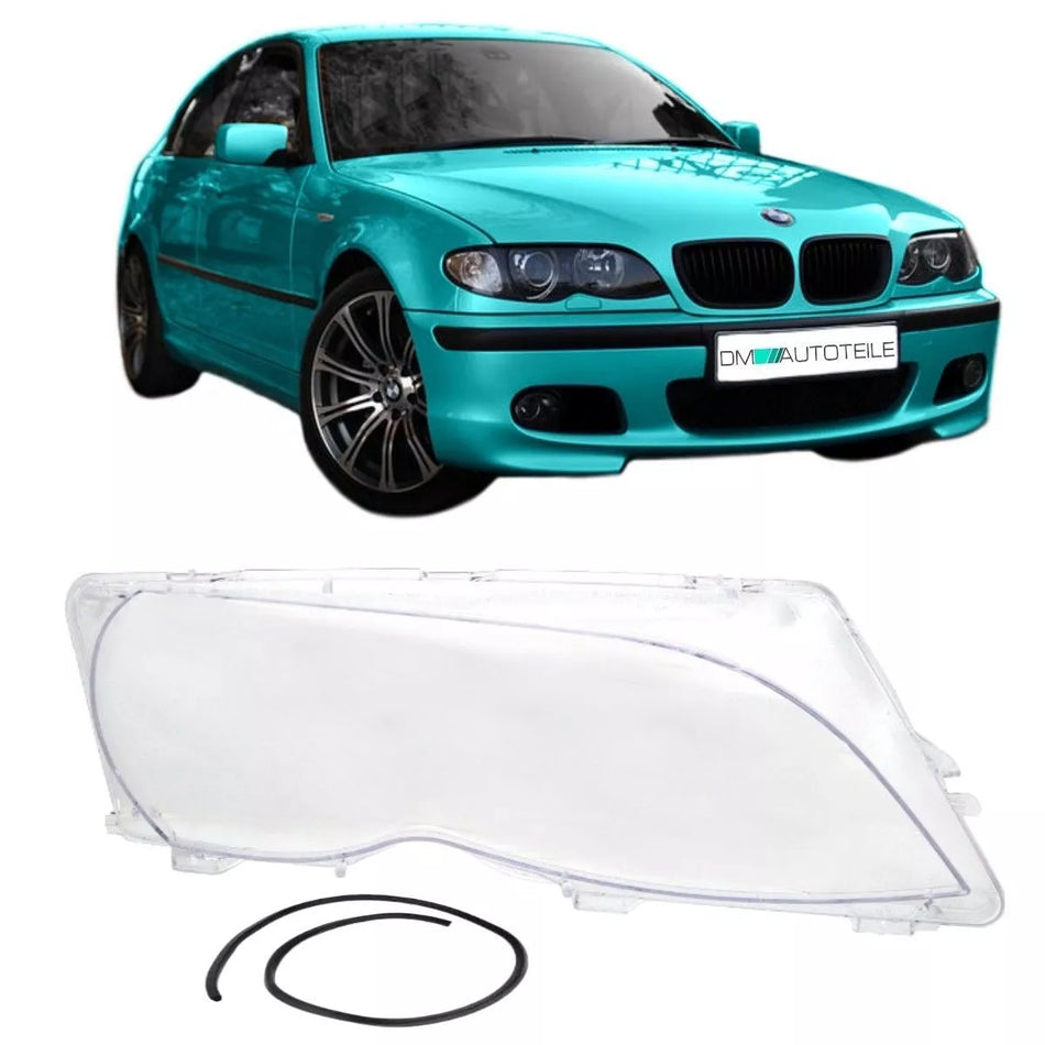 Vetro faro Facelift destro 01-05 xeno alogeno per BMW E46 4/5 porte