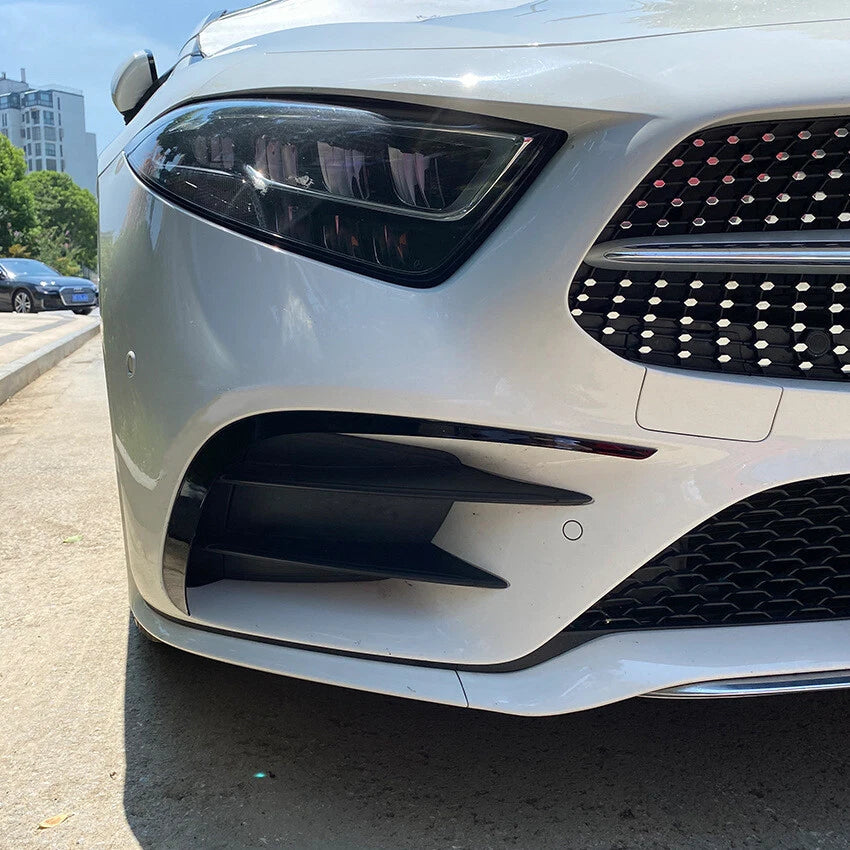 per MERCEDES C257 X257 CLS AMG LINE pre-lifting ANTERIORE AERO FLAPS SPOILER