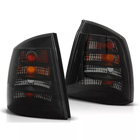 Set luci posteriori per Opel Astra G Coupe Cabrio 97-04 Nero fumo