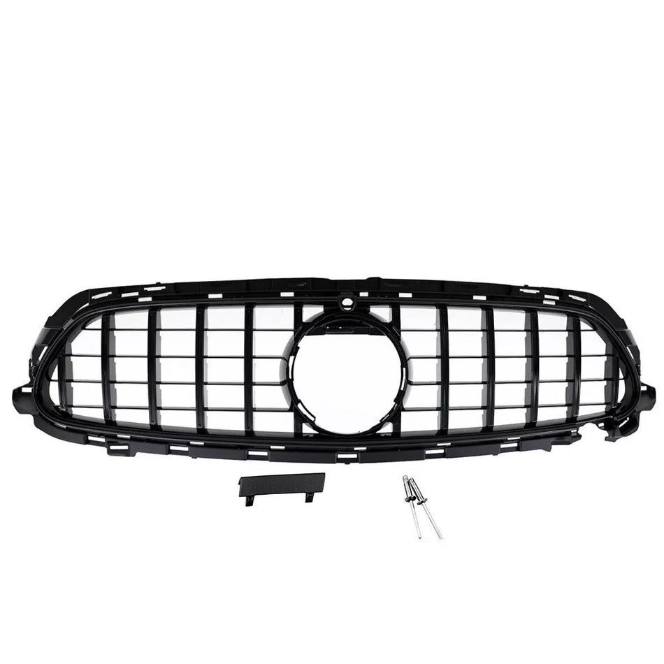 Griglia nera piena + 360° per Mercedes W213 Mopf Panamericana GT