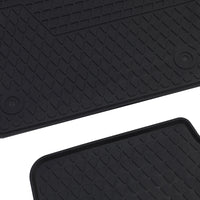 Tappetini auto in gomma neri set premium per VW Polo 6 tipo AW 17-21