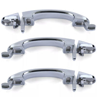 Set 3 maniglie porte esterne cromate da sostituire per VW Bus T5 03-09