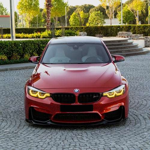 lama anteriore spoiler anteriore Lucido V3 per BMW M3 F80 M4 F82 F83 14-20