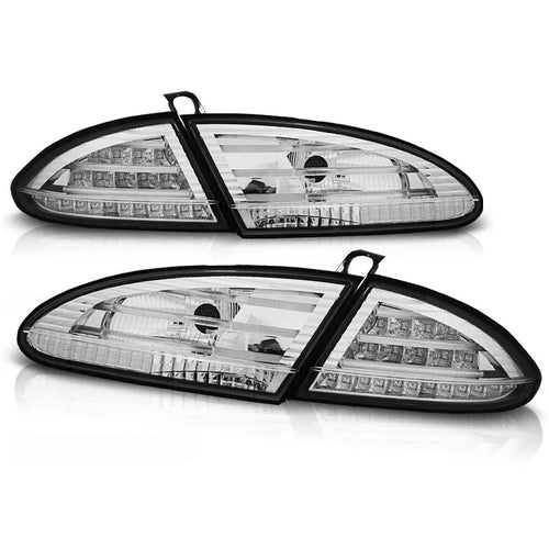 Fanali posteriori LED cromati per Seat Leon 1P 2005-2009