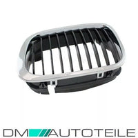 KIT Griglia cromata nera opaca per BMW Serie 3 E46 98-01 Touring