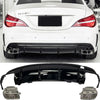 Diffusore + Terminali di Scarico (CROMO) CLA45 per Mercedes Cassa CLA C117 X117