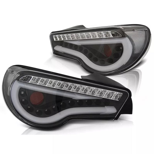 Fanali Posteriori LED Dinamici Lightbar per Toyota GT86 2012-2016 Neri
