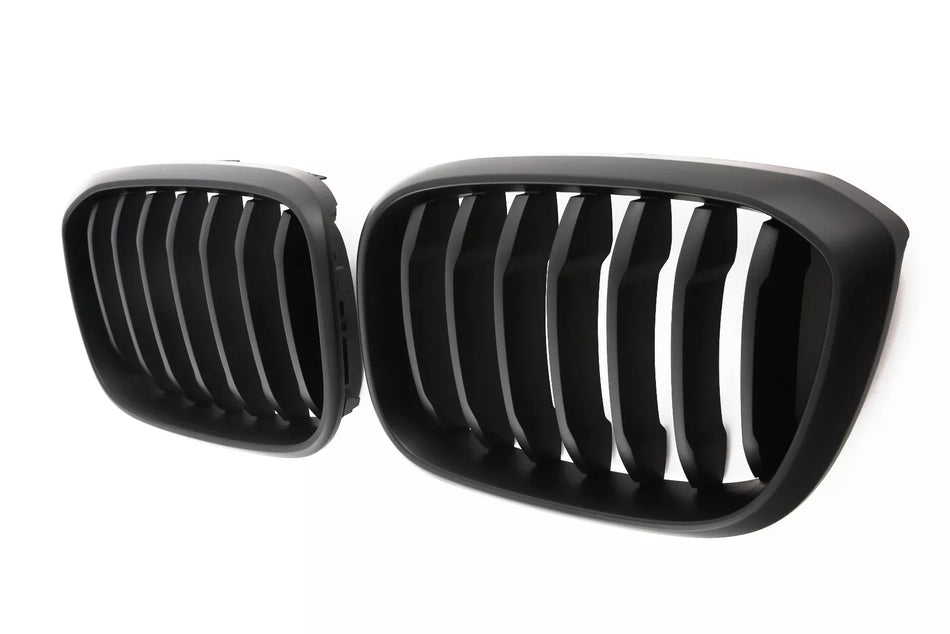 per BMW X3 X4 G01 G02 GRIGLIA RADIATORE NERO OPACO