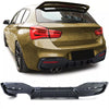 Diffusore posteriore,performance Nero,per BMW Serie 1 F20 F21 120 125 15-19
