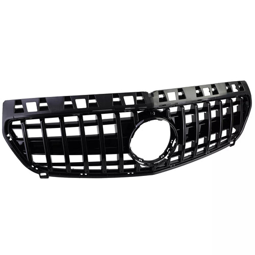 Griglia radiatore sportiva nera lucida per Mercedes Classe A W176 12-15