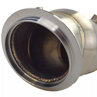 Tubo di ricambio downpipe acciaio inox racing BMW Serie 5 F10 F11 N20 520i 528i