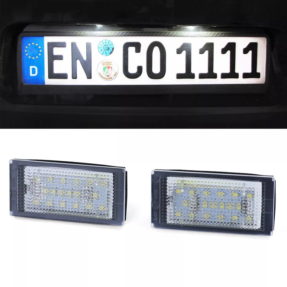Luci targa led bianco 6000K, per BMW Serie 3 E46 Coupè 98-03