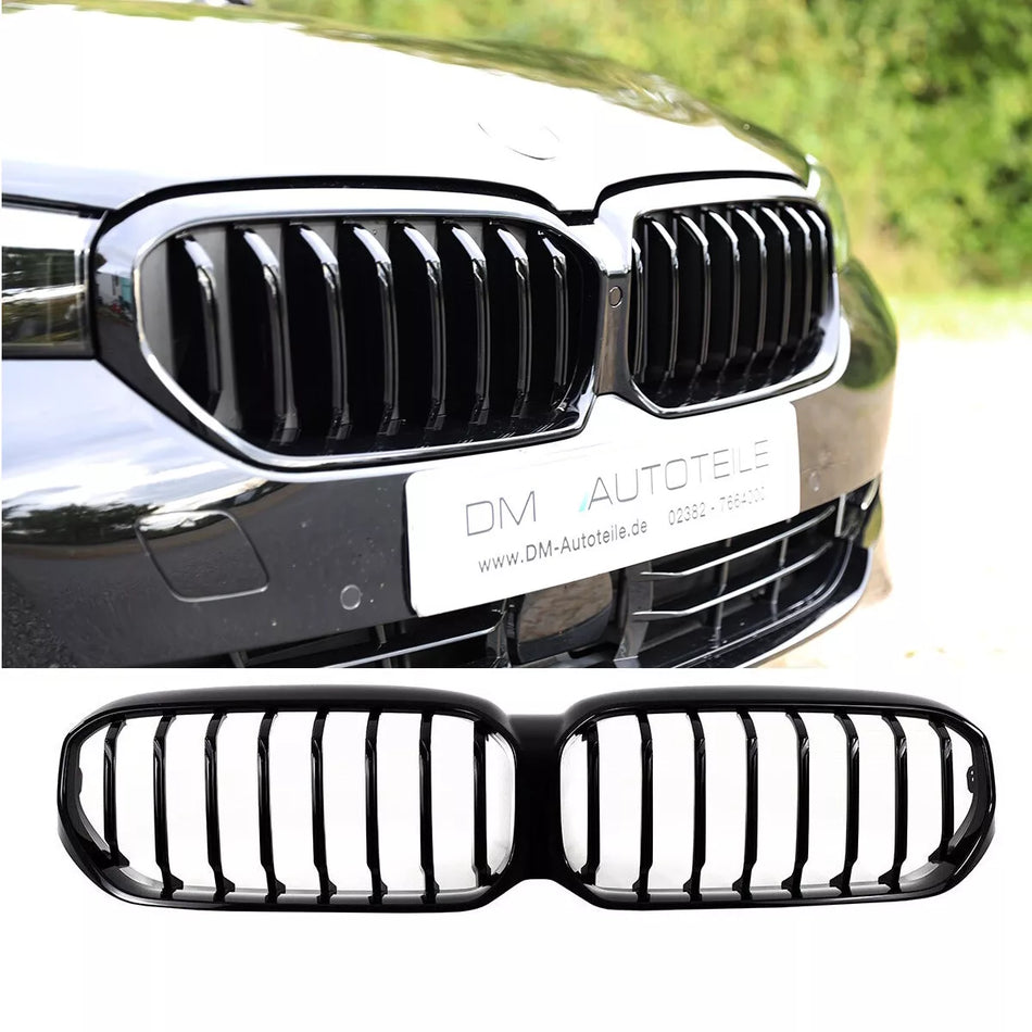Griglia nera per BMW G30 G31 LCI senza fotocamera