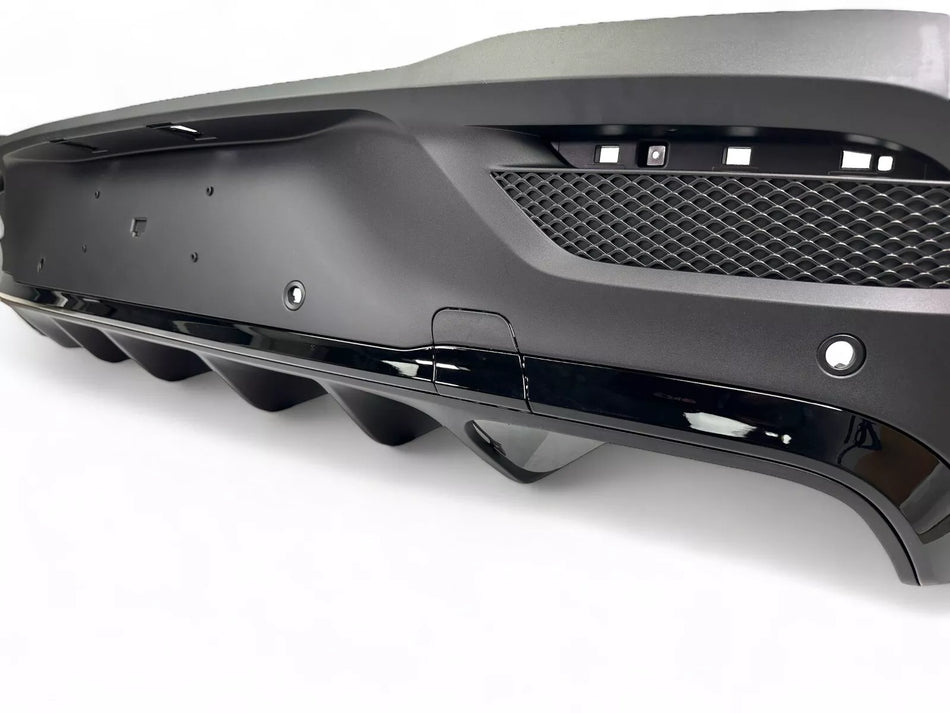 Diffusore + Terminali di Scarico 2X2 (CROMO) per MERCEDES C167 GLE COUPE