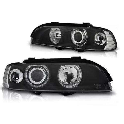 Fari CCFL Angel Eyes per BMW Serie 5 E39 1995 Nero