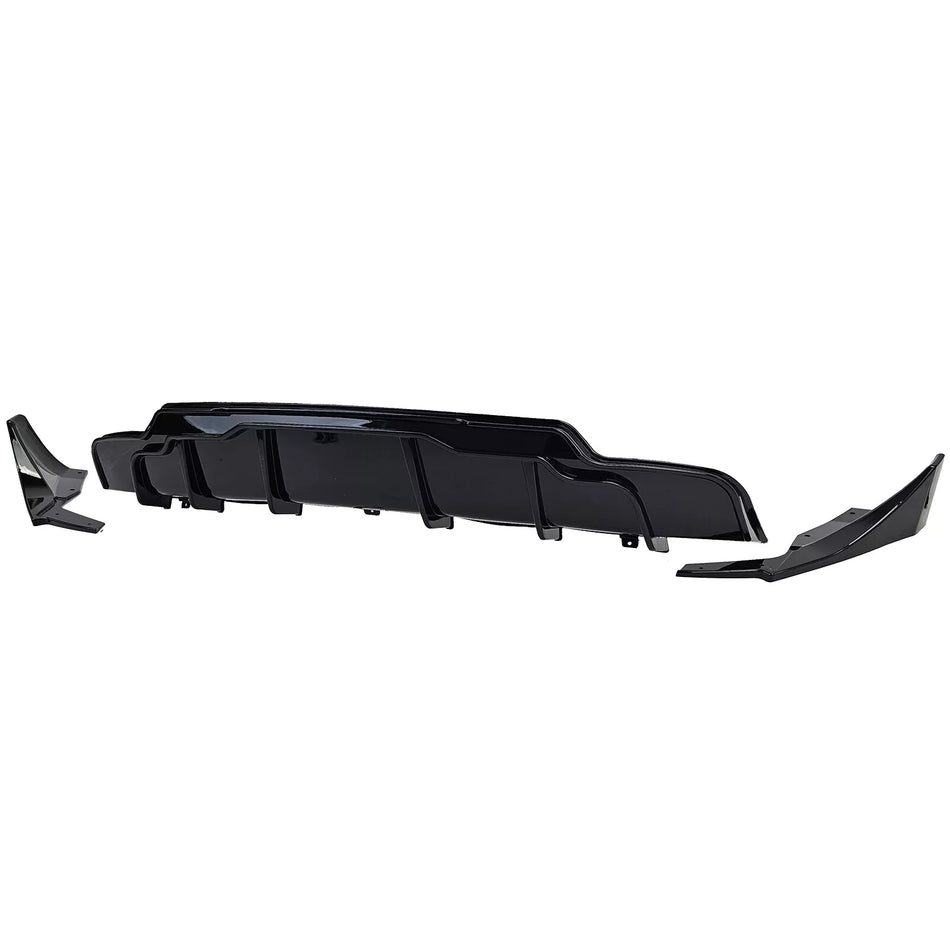 Diffusore posteriore, performance nero lucido, per Tesla Model 3 2017-2023