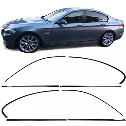 Set modanature Shadow Line nero lucido adatto per BMW Serie 5 F10 berlina 10-17