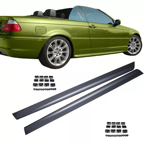 2 minigonne laterali Sportive per BMW Serie 3 E46 Coupe Cabrio 99-07