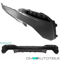 Diffusore posteriore Nero attacco posteriore per BMW G30 G31 M