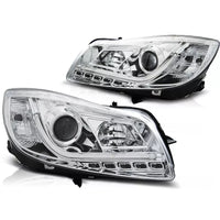 Fari Luce Diurna LED Cromo LTI per Opel Insignia 08-12
