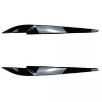 Mascherine fari malocchio nero lucido per BMW X5 F15 & X6 F16 2013-2018