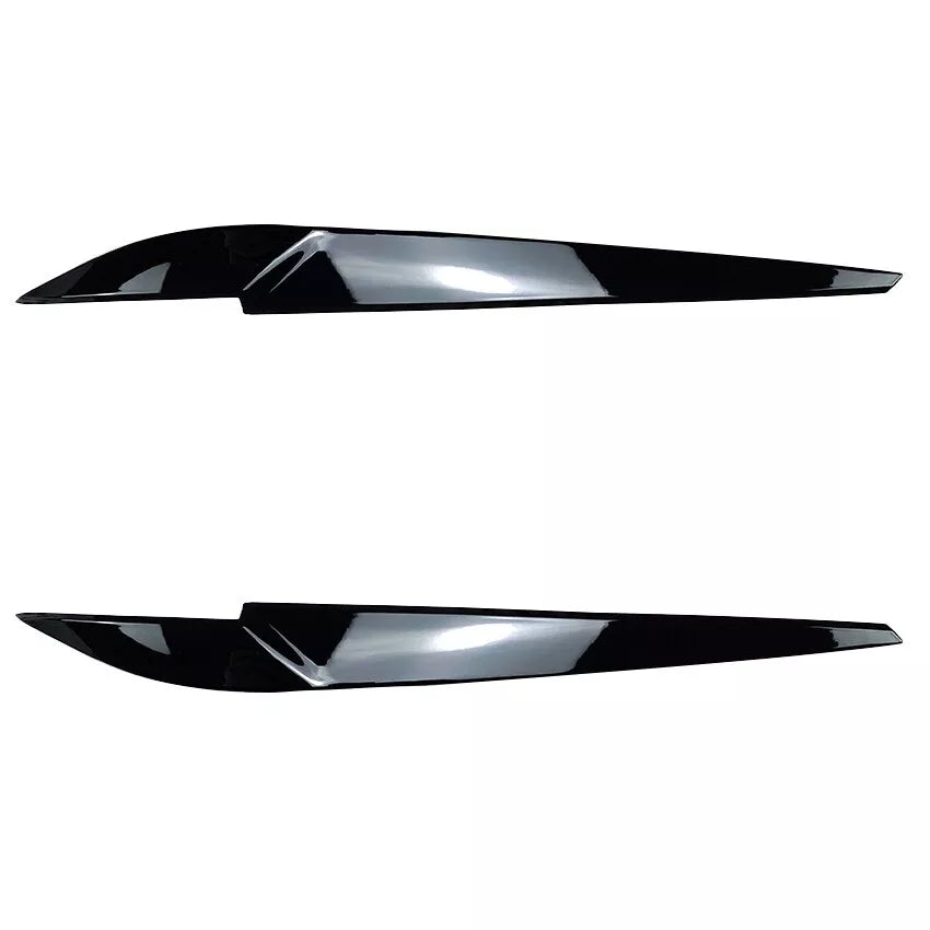 Mascherine fari malocchio nero lucido per BMW X5 F15 & X6 F16 2013-2018