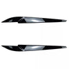 Mascherine fari malocchio nero lucido per BMW X5 F15 & X6 F16 2013-2018