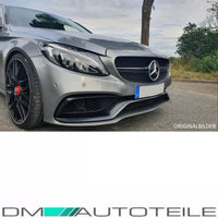 Griglia FACELIFT nera lucida per Mercedes C W205 S205 MOPF non AMG