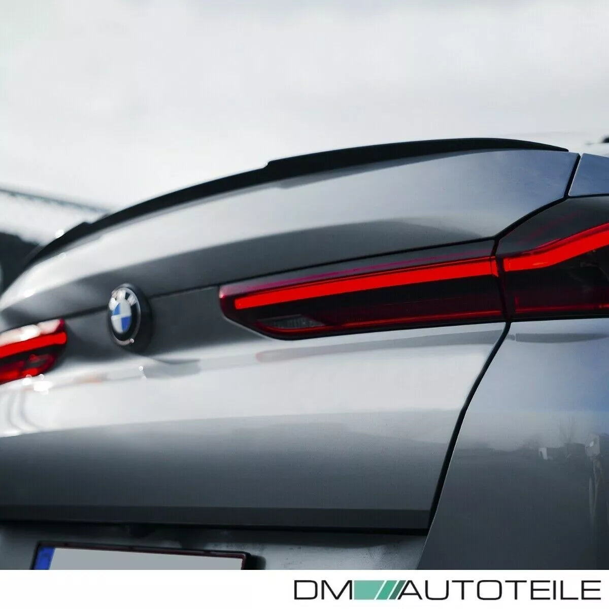 Spoiler Posteriore bagagliaio effetto carbonio per BMW X6 G06 – vista 3
