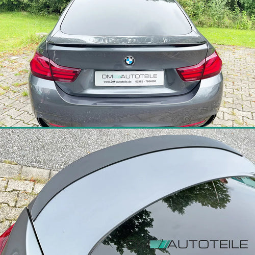 Spoiler Posteriore posteriore spoiler Nero Opaco per BMW Serie 4 F36
