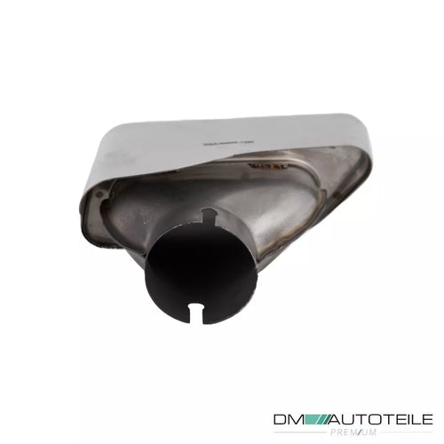 Maschere di scarico cromate maschere quadrate per BMW Serie 5 F10 F11 M 550 M