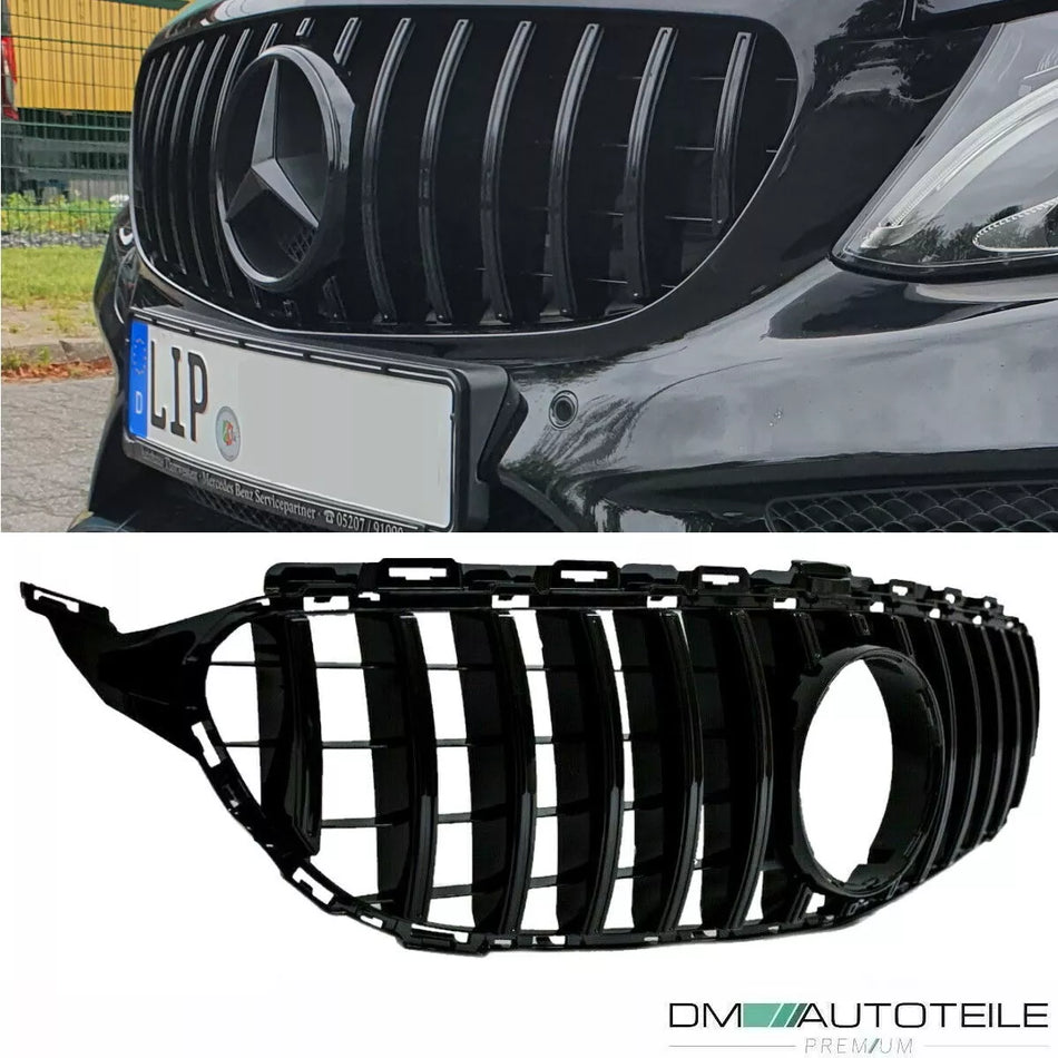 Griglia nera lucida per Mercedes Classe C W205 Sport-Panamericana GT