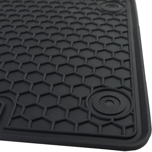 Tappetini auto in gomma nero set premium, per Fiat 500 500C 2007-2022