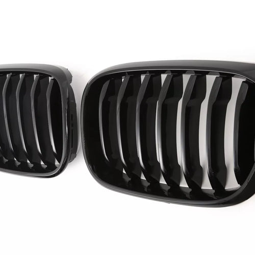 per BMW X3 X4 G01 G02 GRIGLIA RADIATORE LUCIDA NERO