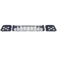 Griglia paraurti 3 pezzi nido d'ape opaca per Vw Golf 8 GTI GTD 19-24
