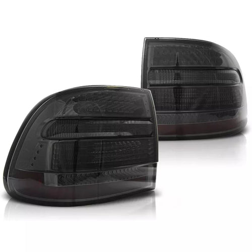 Fanali posteriori LED per Porsche Cayenne 958 2002-2006 in Nero/fumo