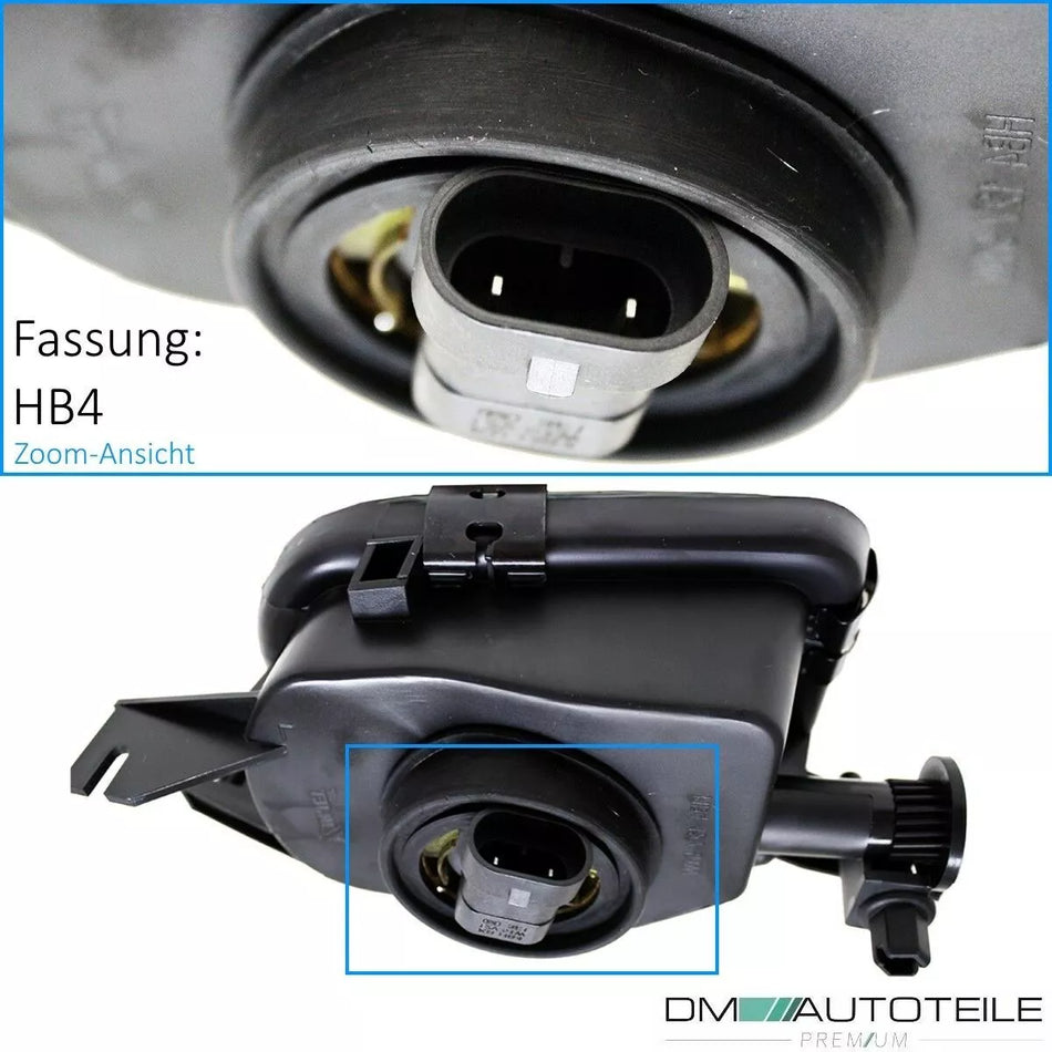 Set fendinebbia Smoke vetro per Mercedes Classe C W203 CLK C209 SLK R170