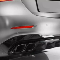 Diffusore + Terminali di Scarico (NERO) per Mercedes W206 S206