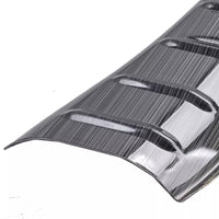Parabordo carico in acciaio inox nero paraurti interno, per BMW Serie 5 G30 G31