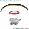 Spoiler anteriore Lippe Nero Lucido per BMW G30 G31 M