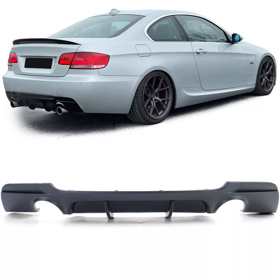 Diffusore posteriore Performance nero opaco per BMW Serie 3 E92 E93 335i 335d